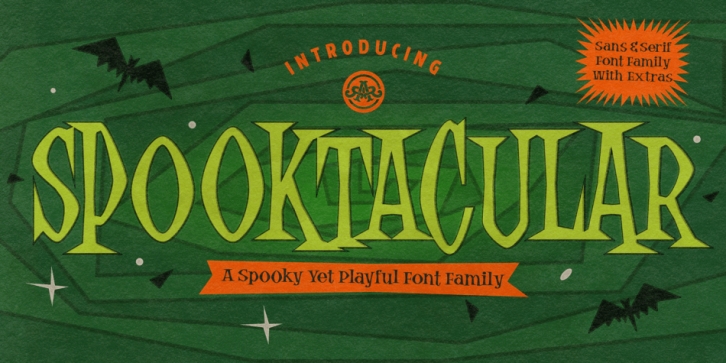 Spooktacular font preview