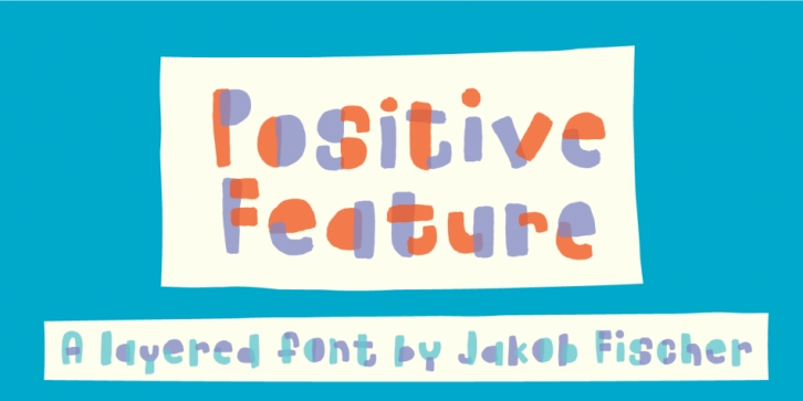 Positive Feature font preview