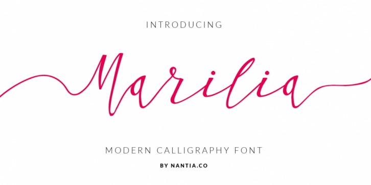 Marilia Pro font preview