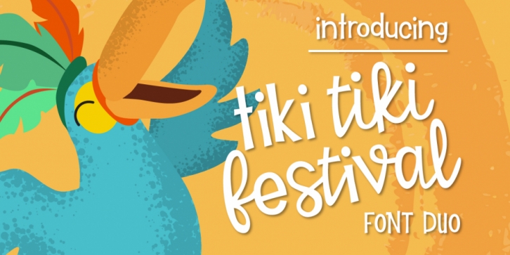 Tiki Tiki Festival font preview