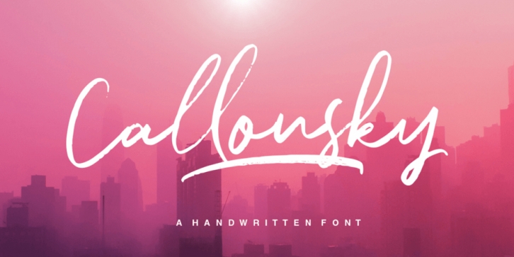 Callonsky font preview