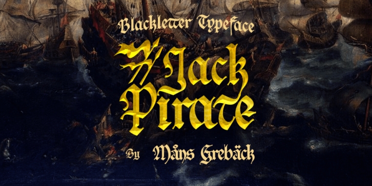 Jack Pirate font preview
