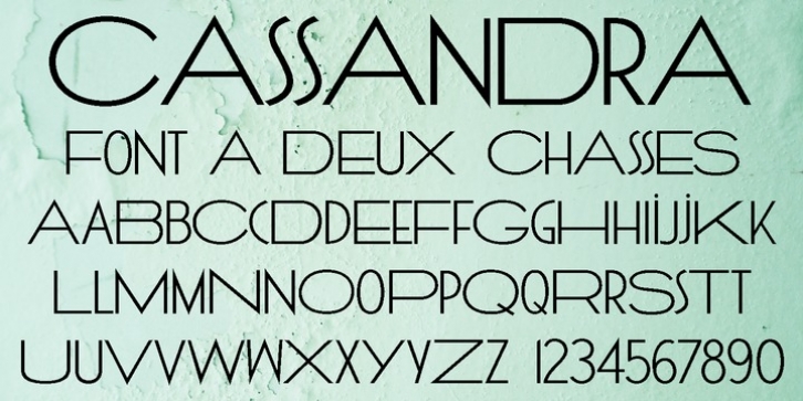 Cassandra font preview