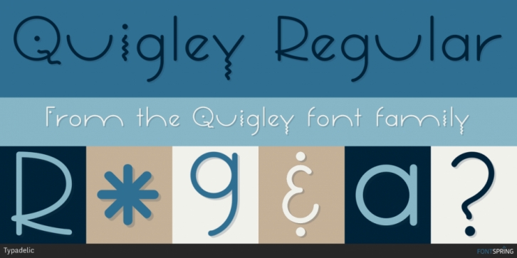 Quigley font preview