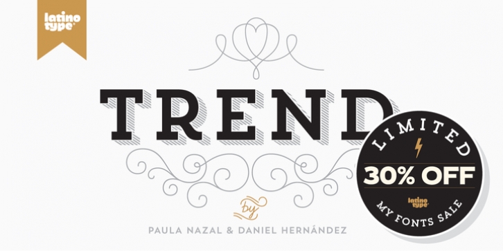 Trend font preview