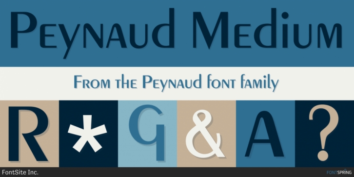 Peynaud font preview