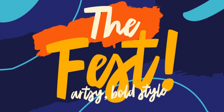 TF The Fest font preview