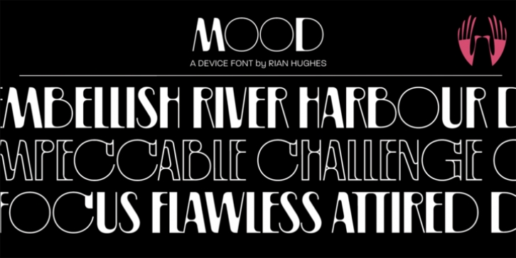 Mood font preview