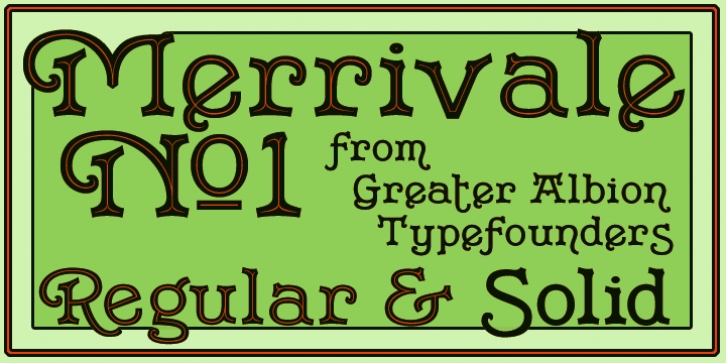 Merrivale font preview