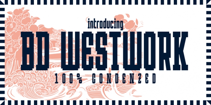 BD Westwork font preview