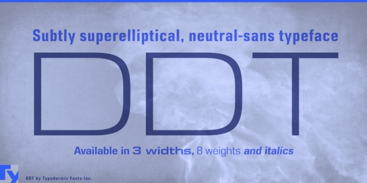 DDT font preview