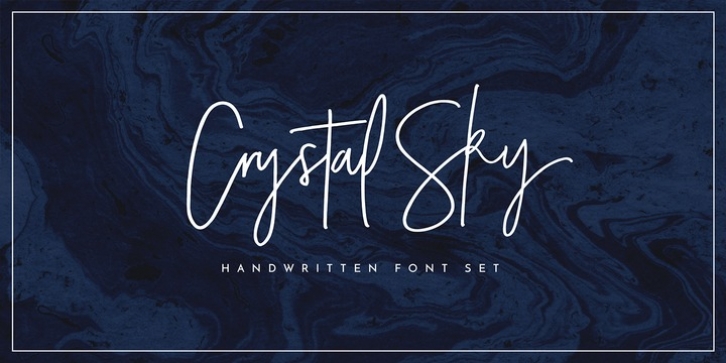 Crystal Sky font preview