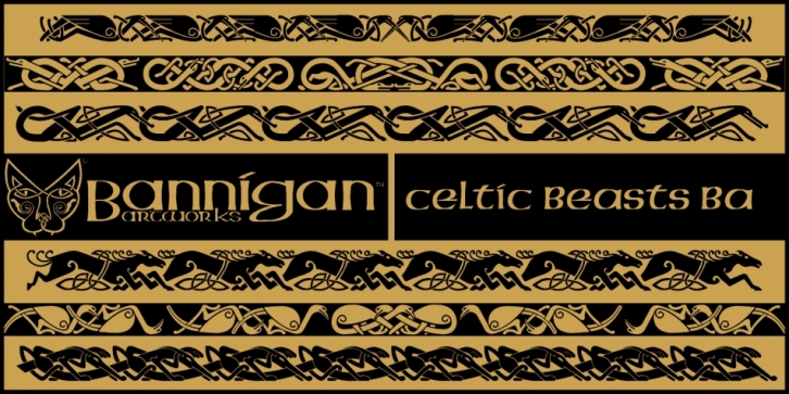 Celtic-BA font preview