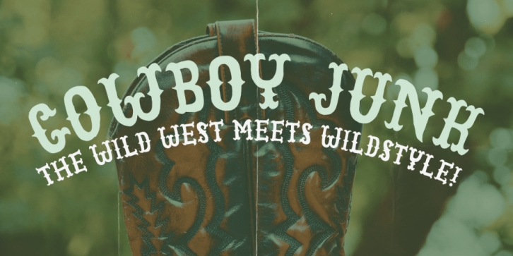 Cowboy Junk font preview