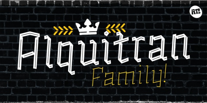 Alquitran Family font preview
