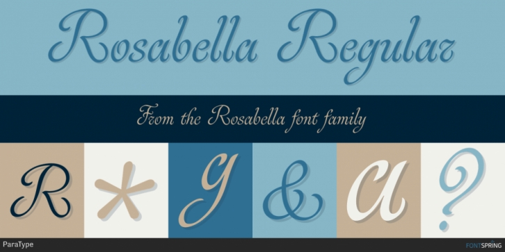 Rosabella font preview