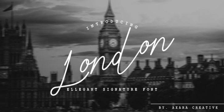 London Handlettering font preview
