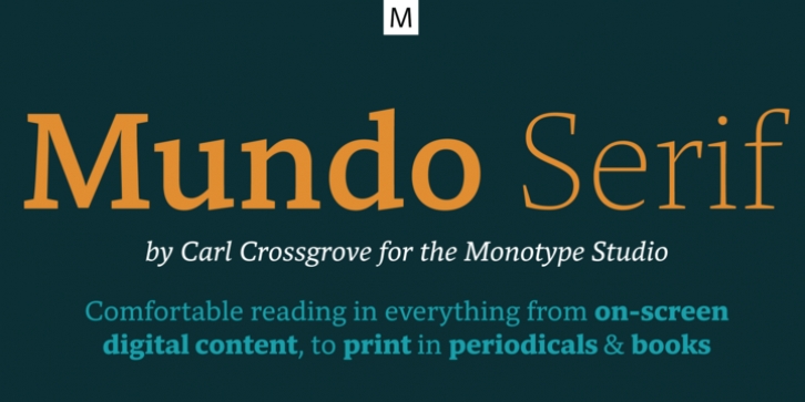 Mundo Serif font preview