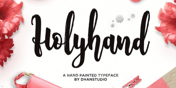 Holyhand Script font preview