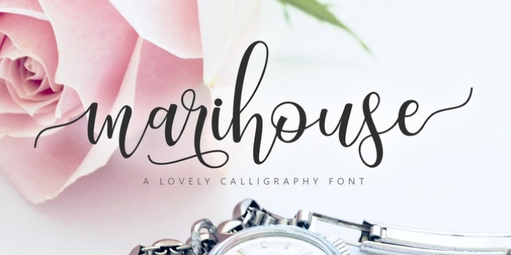 Marihouse Script font preview