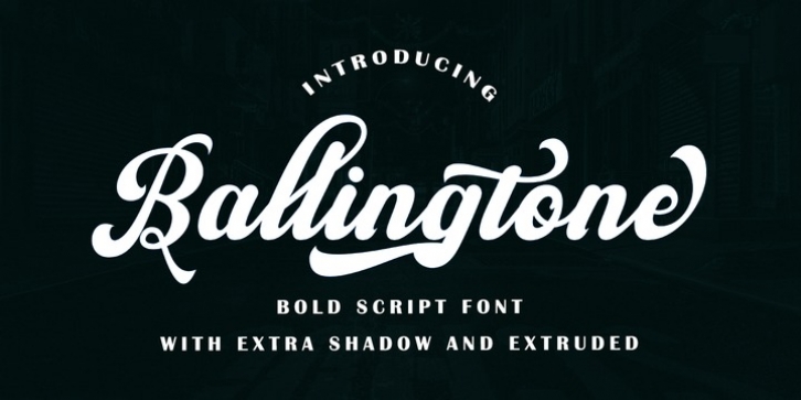 Ballingtone font preview