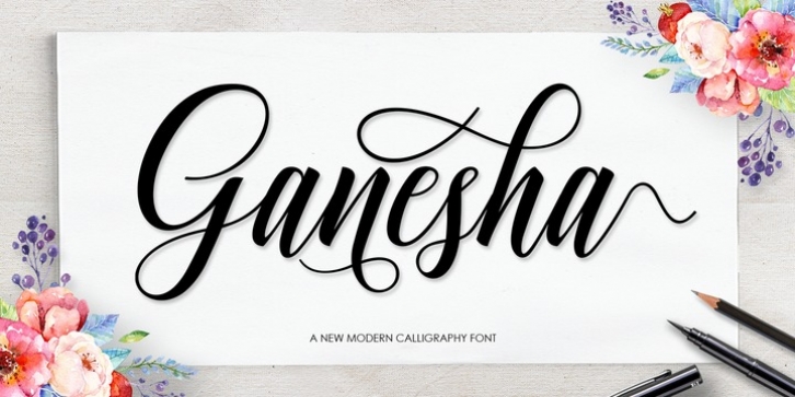 Ganesha Script font preview