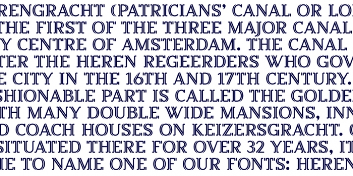AT Move Herengracht font preview