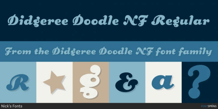 Didgeree Doodle NF font preview