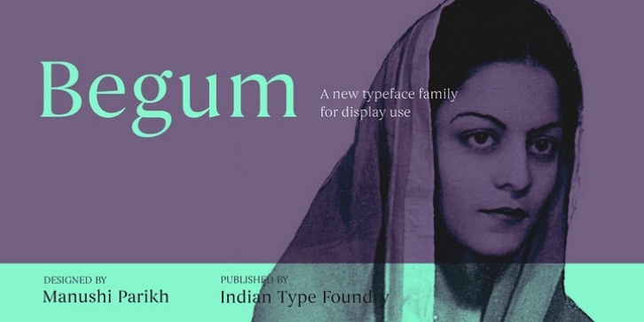 Begum font preview
