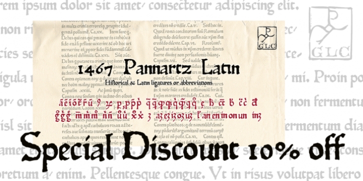 1467 Pannartz Latin font preview