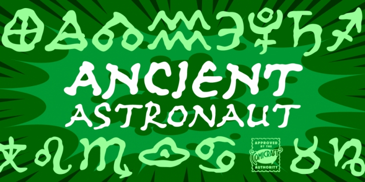 Ancient Astronaut font preview