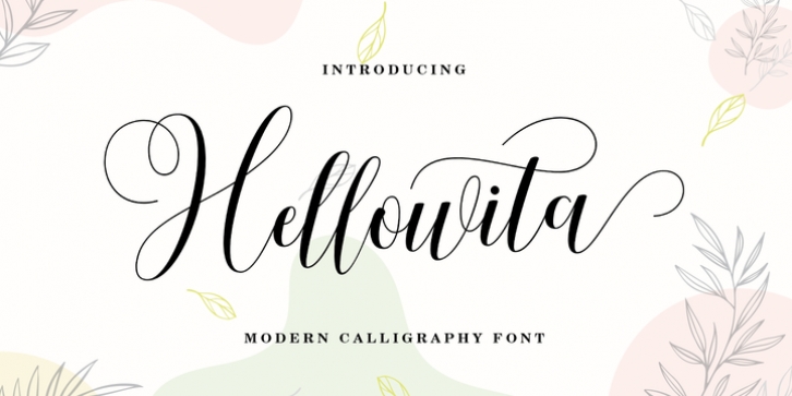 Hellowita Script font preview