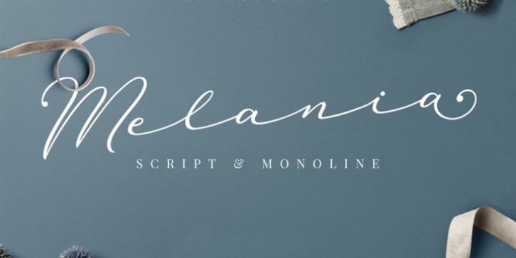 Melania font preview