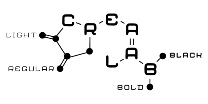 Crealab font preview