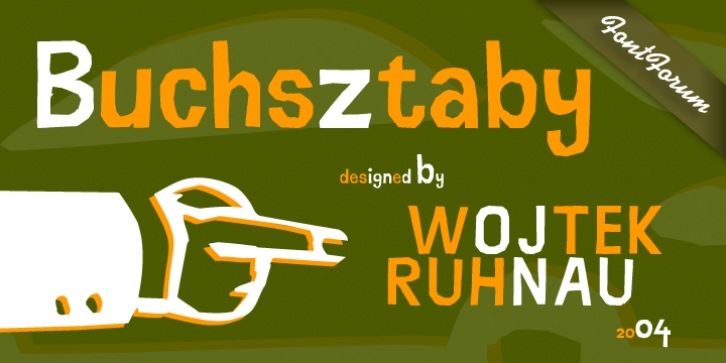 Buchsztaby font preview
