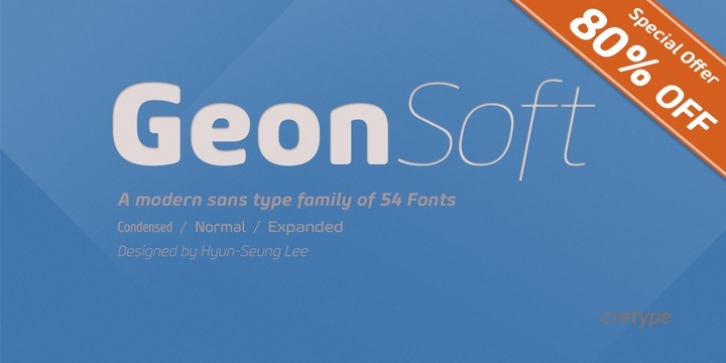 Geon Soft font preview