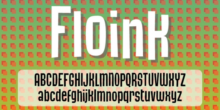Floink font preview