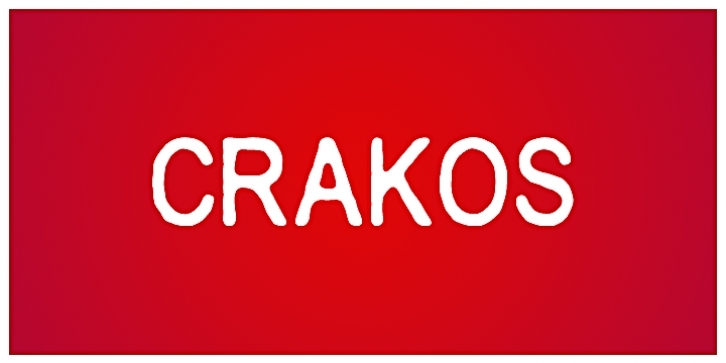 Crakos font preview