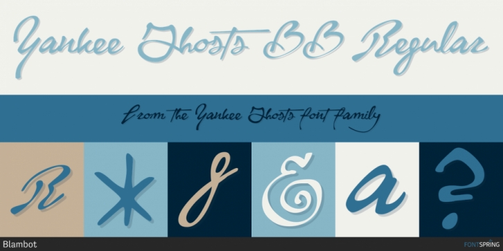 Yankee Ghosts font preview