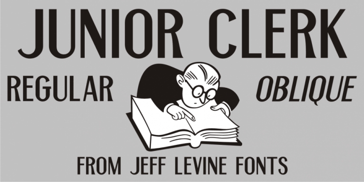 Junior Clerk JNL font preview