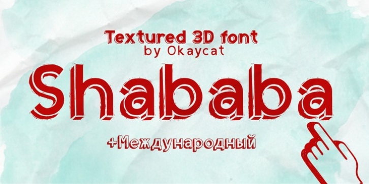 Shababa font preview