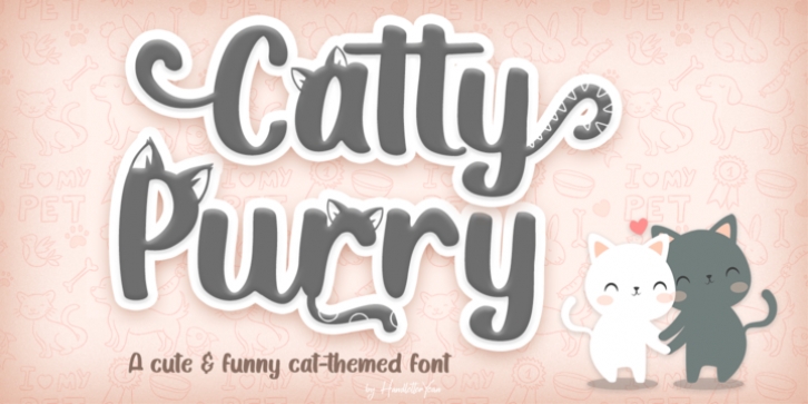 Catty Purry font preview