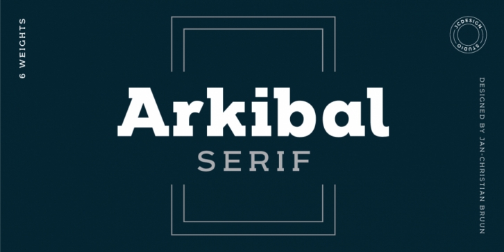 Arkibal Serif font preview
