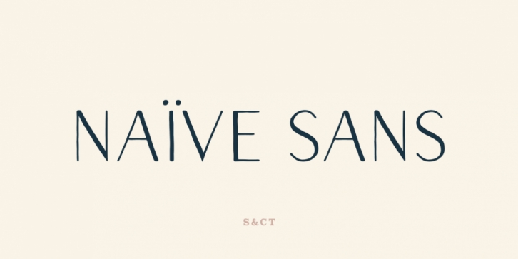 Naive Sans font preview