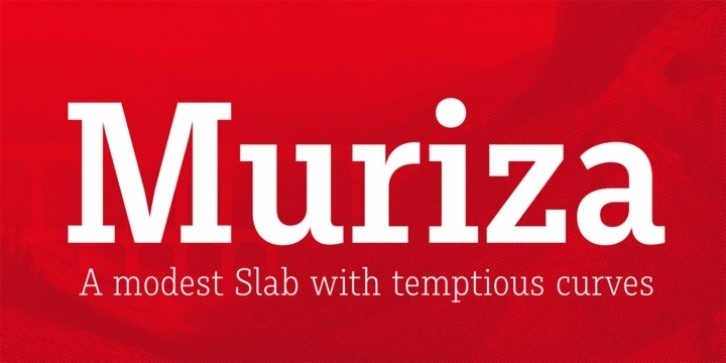 Muriza font preview