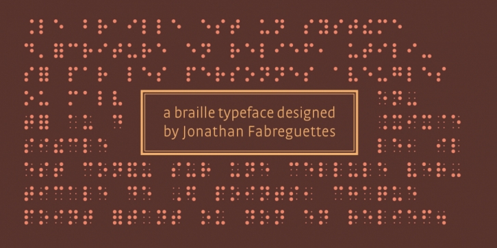 Confettis Braille font preview