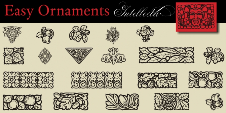 Easy Ornaments font preview