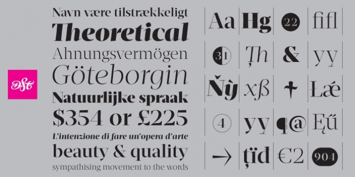 Mafra Display font preview