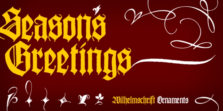 Wilhelmschrift font preview