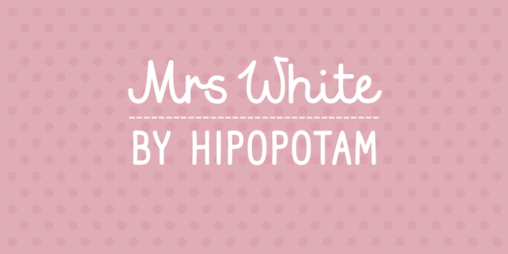 Mrs White font preview